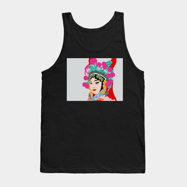 Cantonese Opera Star #1 Tank Top by CRAFTY BITCH